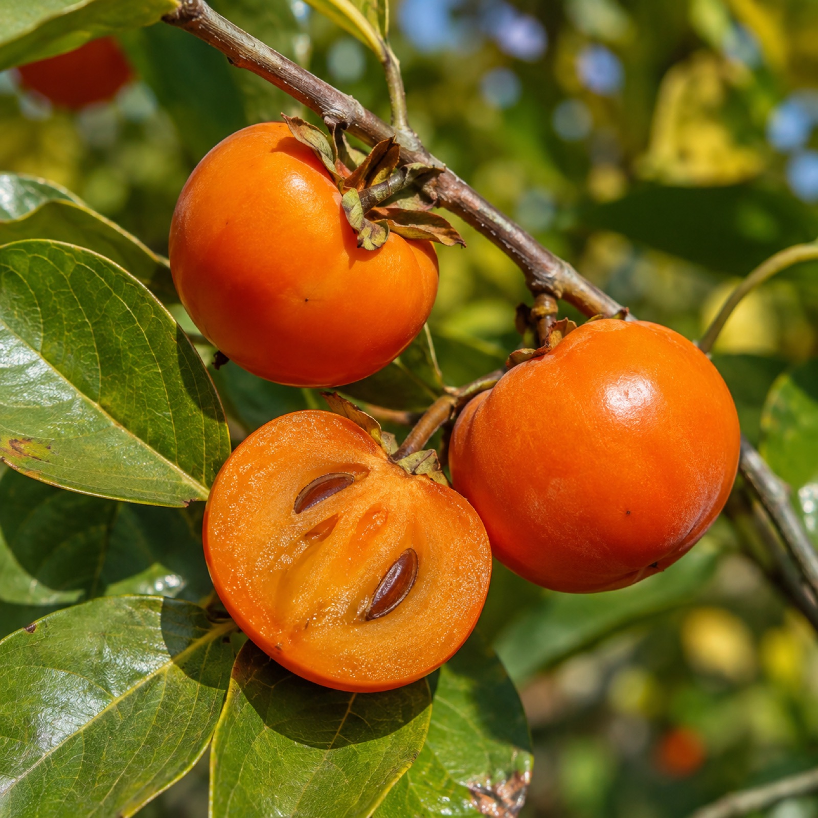 American Persimmon fruit